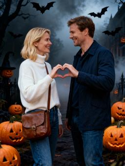 Halloween Finger Heart